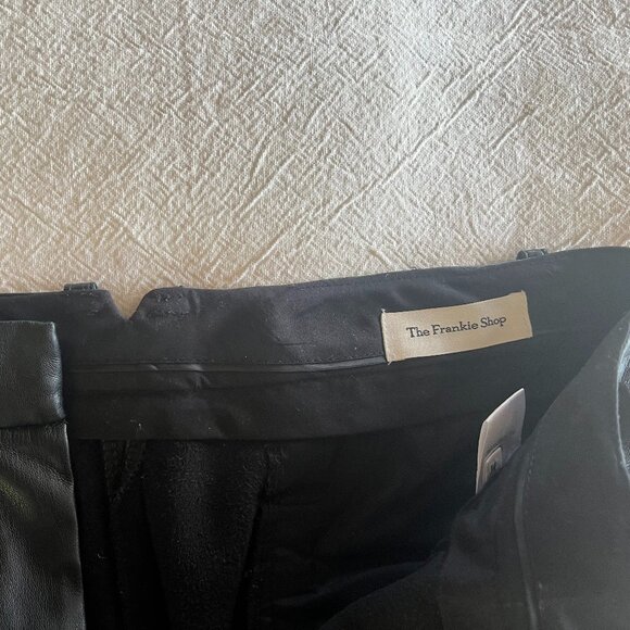 The Frankie Shop - Pernille Faux Leather Straight-leg Pants - Black - Medium - Picture 7 of 8